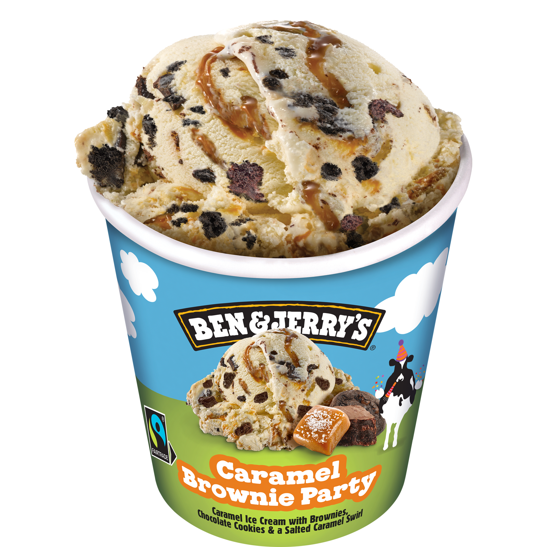 Caramel Brownie Party Original Ice Cream Pints