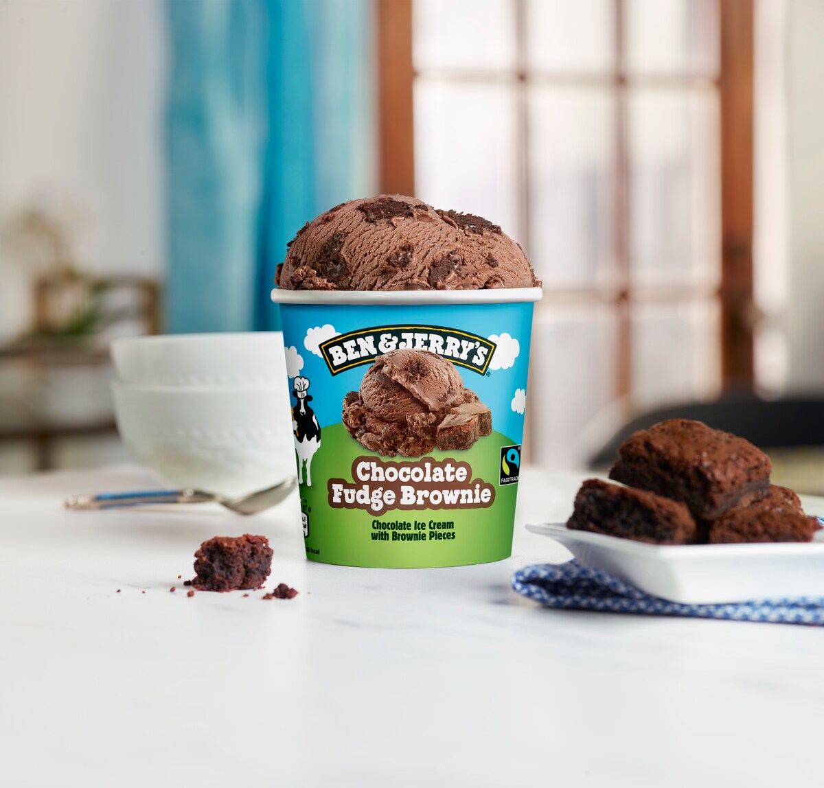 Chocolate Fudge Brownie Ice Cream - Tub 3 / 4