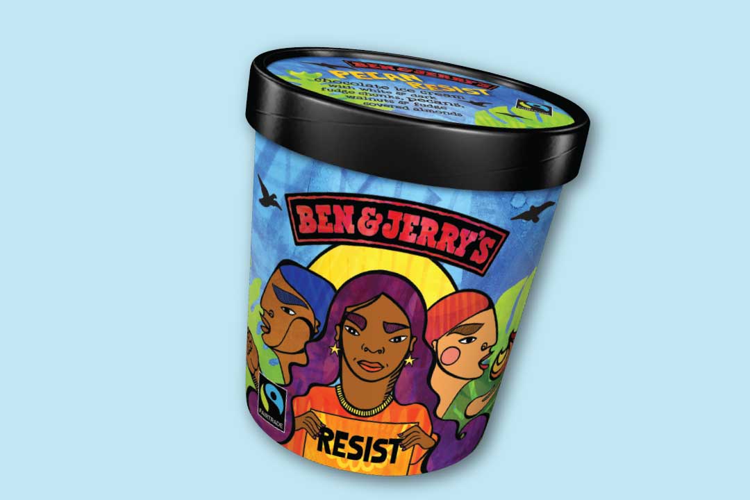 Um copo de Pecan Resist