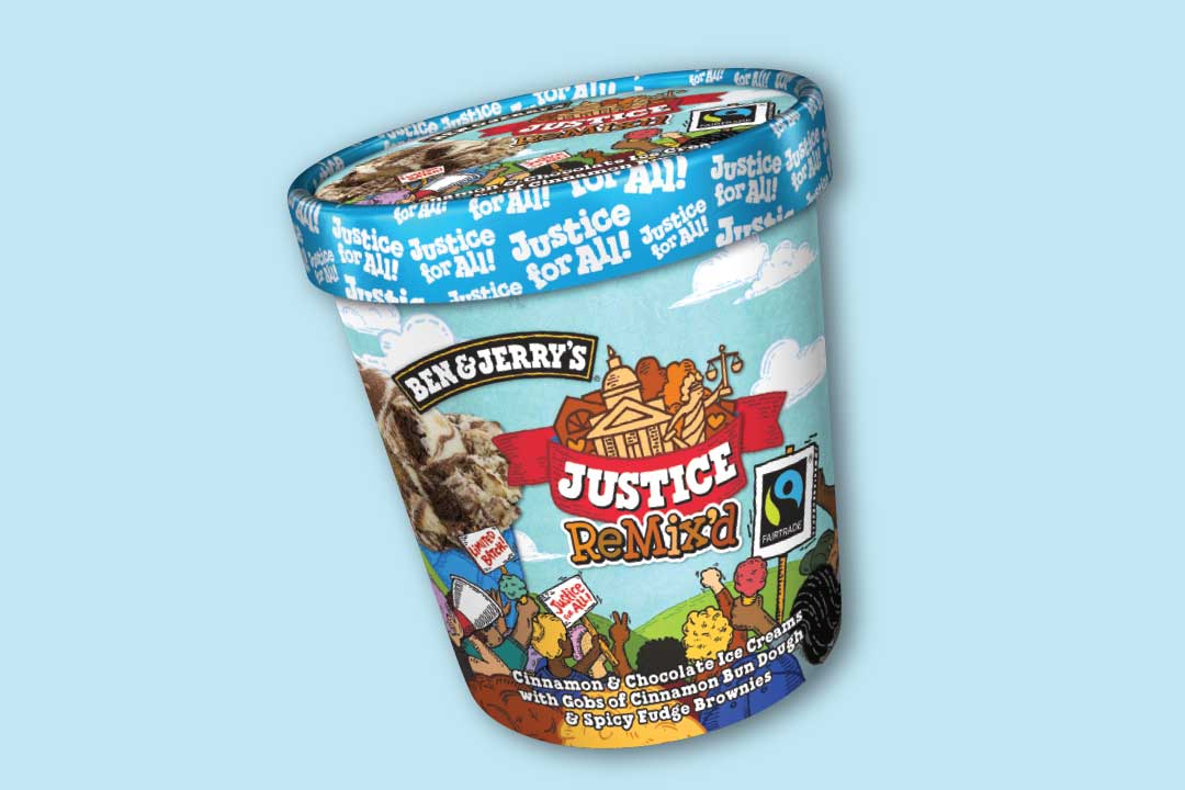 Um copo de Justice ReMix'd