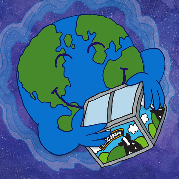 Ícone de Congelador mais ecológico